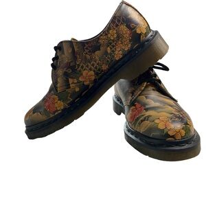 Dr. Martens X Evisu Wagara Tattoo Sleeve Koi Fish Oxfords Shoes Unisex
